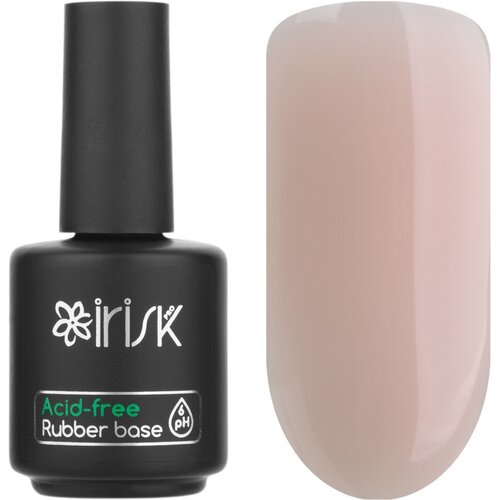 База каучуковая бескислотная IRISK Acid-free Rubber Base, 18мл (11 Nude) база для ногтей irisk shimmer rubber base 10