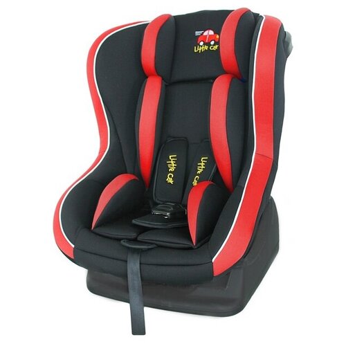 Автокресло группа 0/1 (до 18 кг) Little Car LB-363, черно-красный