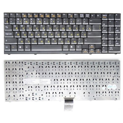 Клавиатура для ноутбука DNS D900 D27 D70 D470 M590 Roverbook V751 MP-03753SU-4305L 80-D87P0-280-1 MP-03753SU-4301 1045₽