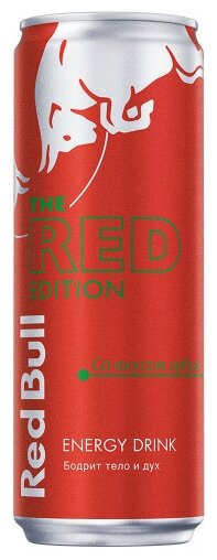 Напиток энергетический Red Bull Red Edition со вкусом Арбуза 250 мл - фотография № 1