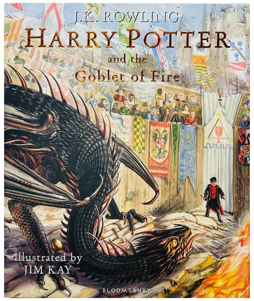 Harry Potter and the Goblet of Fire (Illustrated edition) - Hardback