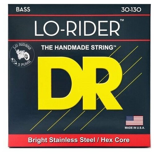 DR Strings MH6-130 LO-RIDER Струны для 6-струнной бас-гитары dr strings mlh 45 lo rider струны для бас гитары