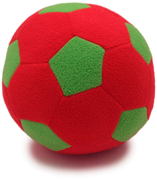 Мягкая игрушка Magic Bear Toys Мяч цвет красный, светло-зеленый 23 см