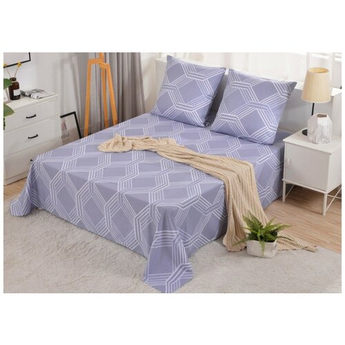 PCT-R-312 Простынь сатин на резинке печатная