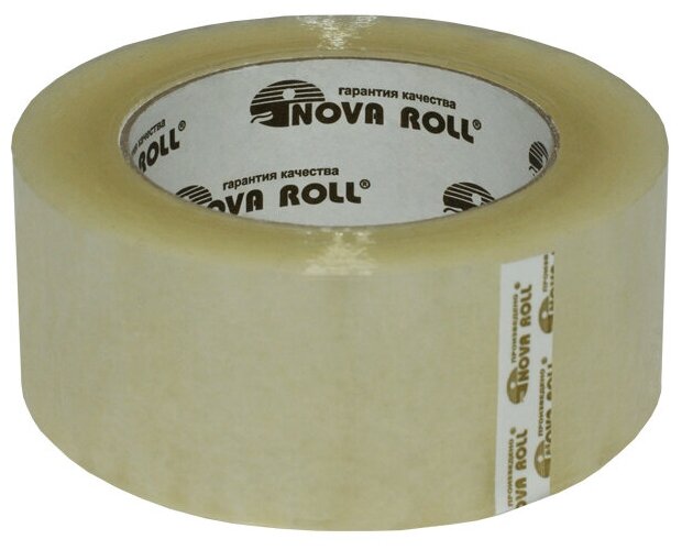 Скотч широкий прозрачный 48 мм 66 м Nova Roll 1 шт