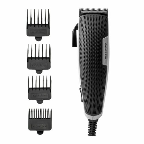 Машинка для стрижки Galaxy GL 4108 15 Вт 36912 мм нерж сталь от сети чёрная 176400₽