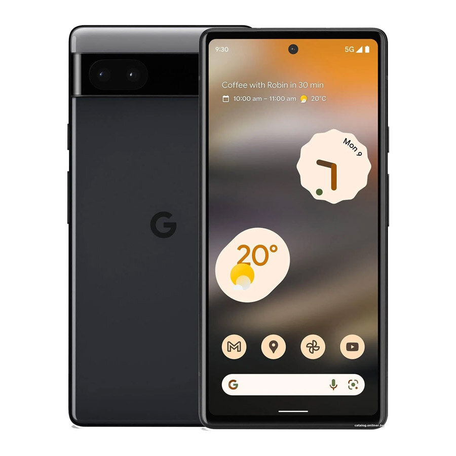 Смартфон Google Pixel 6a 6/128 ГБ USA, Charcoal