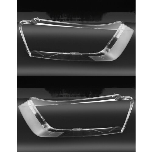 Стекла на фары Audi Q3 2010-2015, комплект (левое, правое), GNX, поликарбонат, для автомобилей Ауди КУ 3