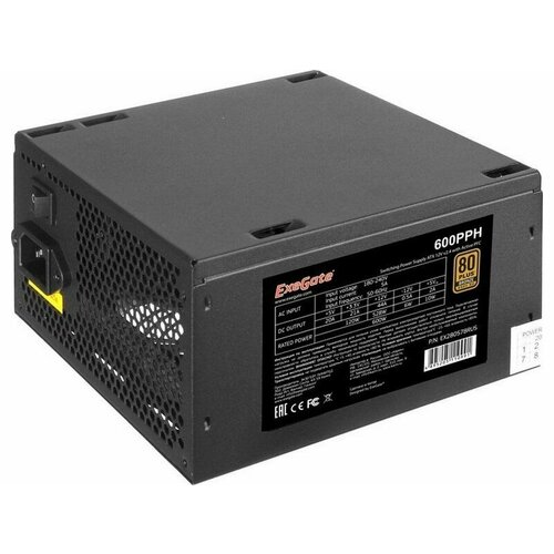 блок питания 700w exegate 700pph lt oem Блок питания Exegate 700PPH, OEM (EX282154RUS)