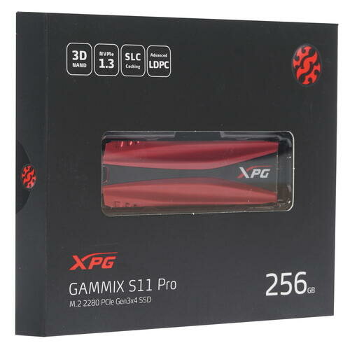 Твердотельный накопитель XPG GAMMIX S11 Pro 256 ГБ M2 AGAMMIXS11P-256GT-C