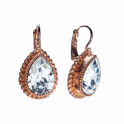 Серьги Une Ligne, кристаллы Swarovski