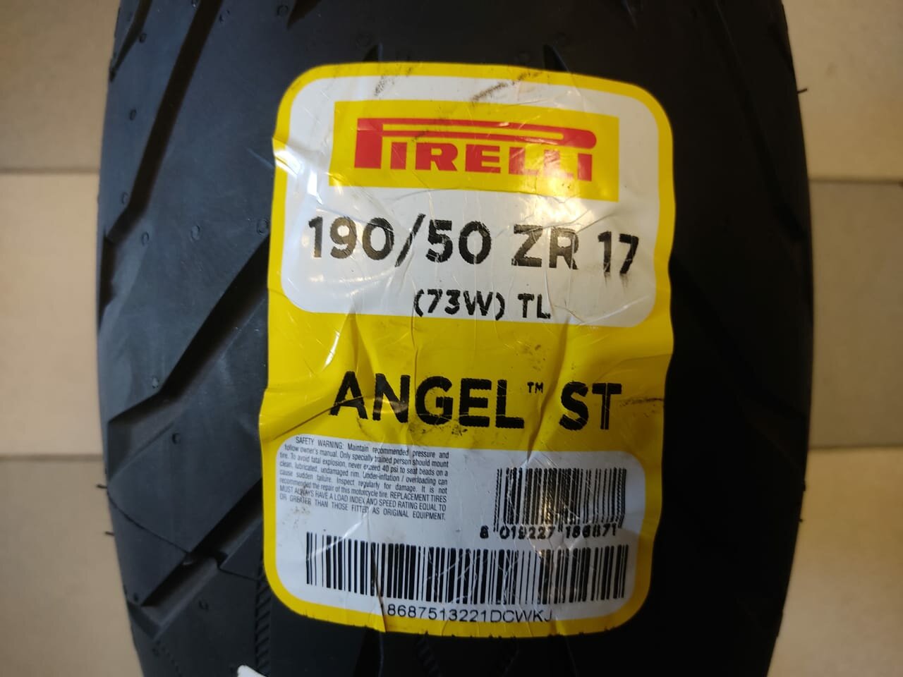 Мотошина / шина для мотоцикла Pirelli Angel ST 190/50ZR17 73W TL — фото 8