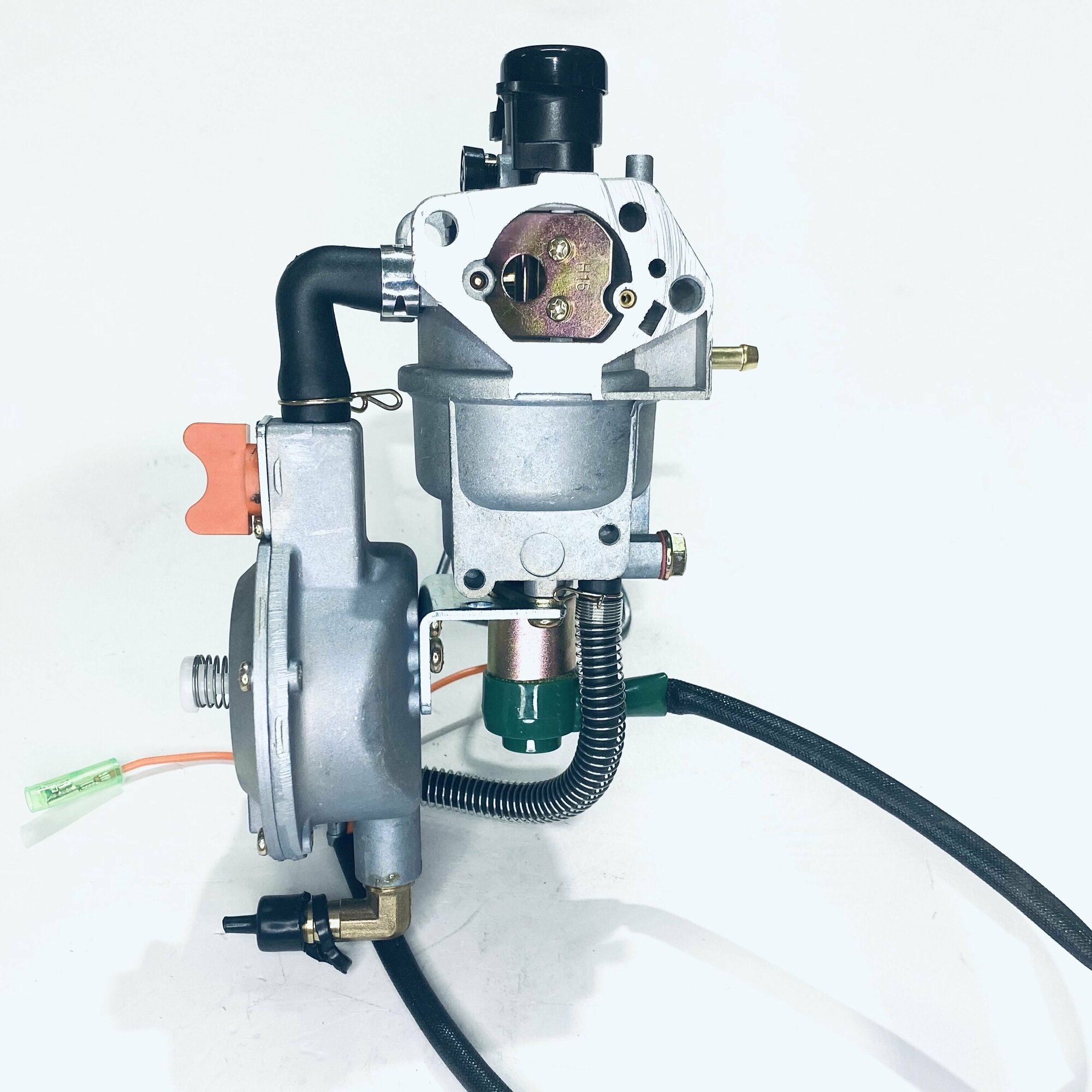 Карбюратор двухтопливный (газ-бензин) для генератора 5.0-6.5 кВт 188F/190F с электроклапаном - фотография № 11