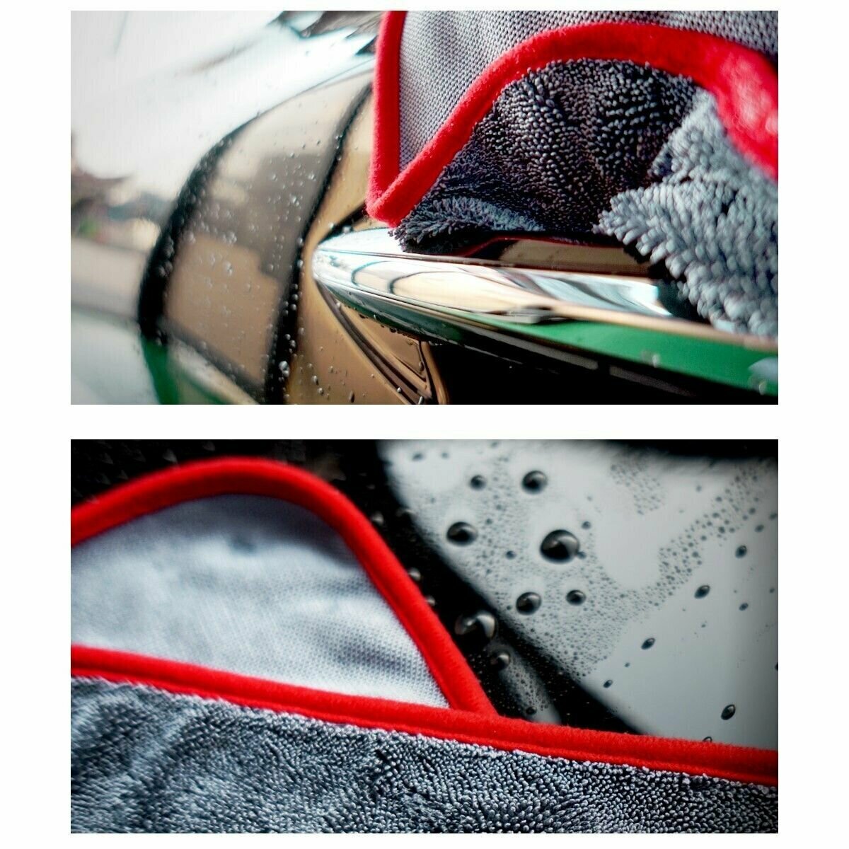 Полотенце для сушки мягкое профессиональное (50х60см) PURESTAR TWIST DRYING TOWEL GRAY Серое