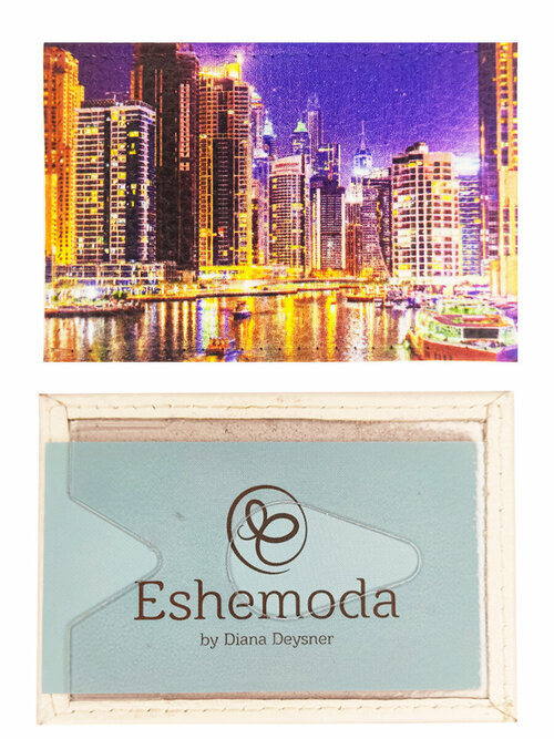 Обложка-карман для проездного билета Eshemoda, мультиколор
