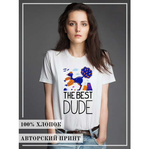 фото Футболка just4you, размер xl, белый