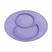 Детская силиконовая тарелка в виде животных Ешь и изучай Детская посуда для малышей
