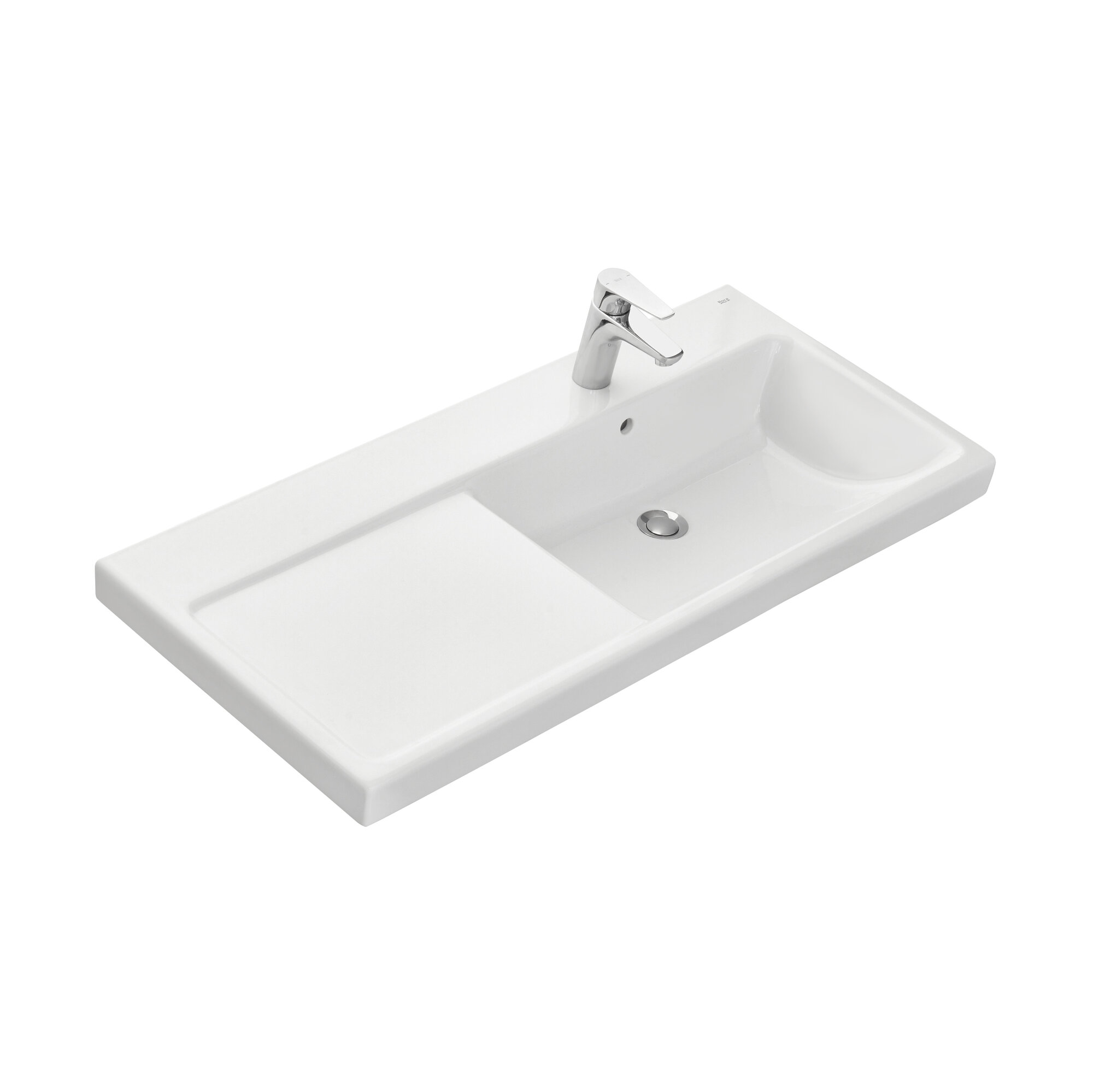 Мебельная раковина Roca The Gap 3270ME004 100 R, белая - фото №2
