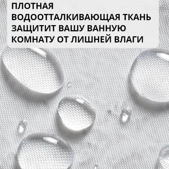 Шторка для ванной 180*180 кот на акуле — фото 1