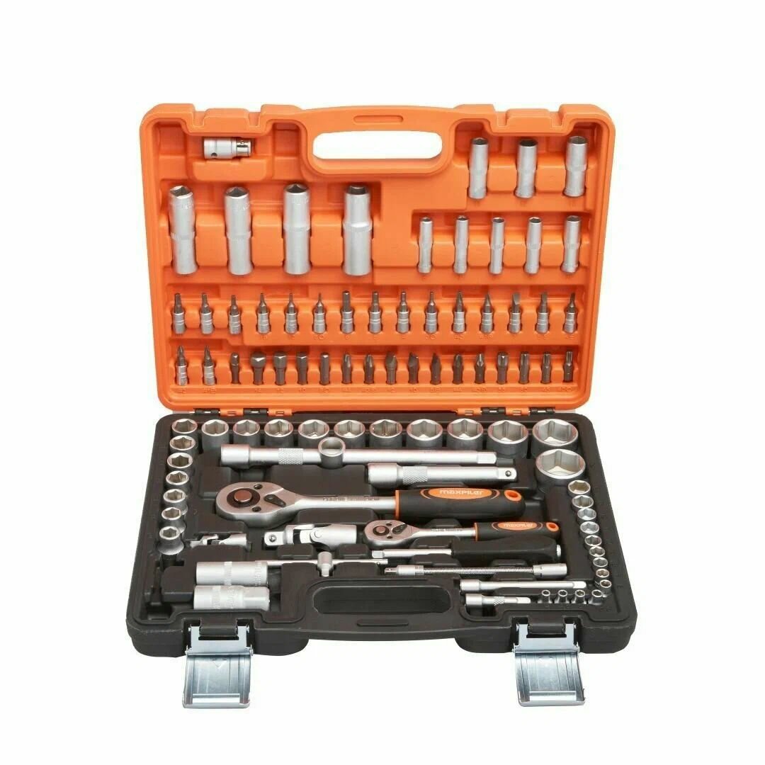 Набор инструментов MXT-108-SET (108 предметов, 1/2" и 1/4", CrV)