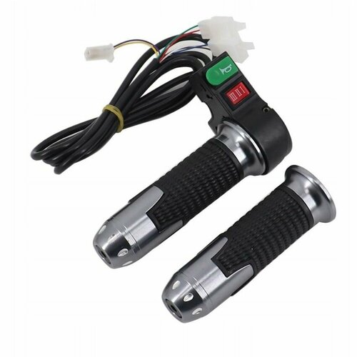 Ручка газа для электросамоката электровелосипеда с переключателем скорости и кнопкой гудка