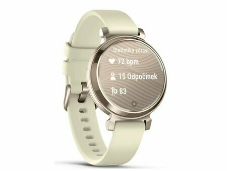 Умные часы ⌚️ Garmin Lily 2 Cream Gold Case with Coconut Silicone Band с GPS и пульсометром (010-02839-00)