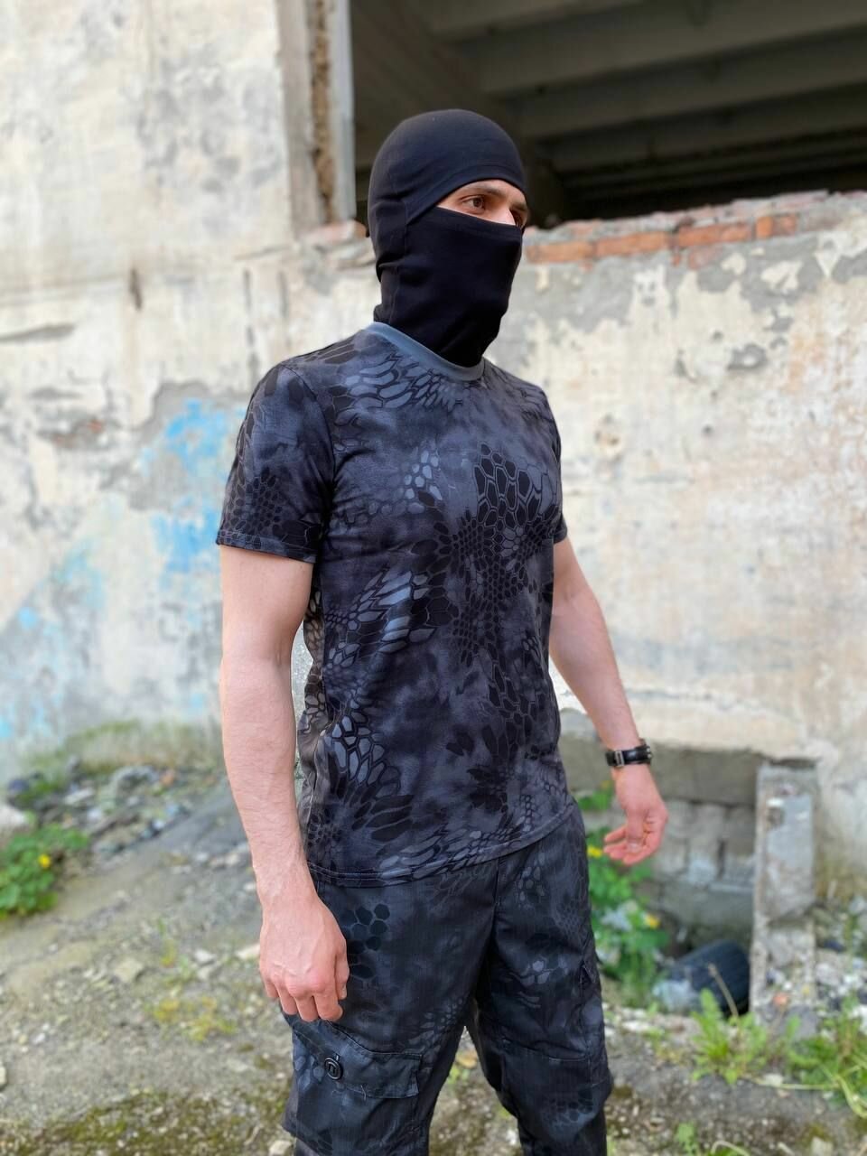 Футболка спортивная ГОРЕЦ, размер 50, черный — фото 1