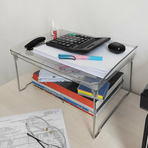 Органайзер пластиковый для книг 36527216 см прозрачный Baizheng 1051₽