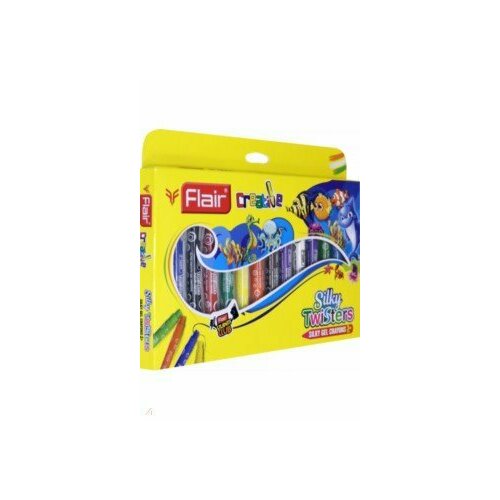 Мелки гелевые 12цв выкручивающиеся CREATIVE 692₽