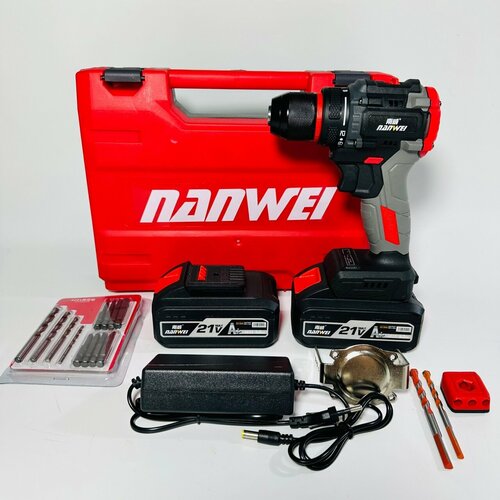 Шуруповерт бесщёточный аккумуляторный Nanwei 5 Ач 700000₽