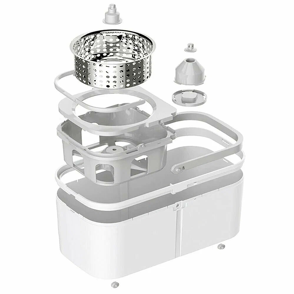 Комплекты Мебели Xiaomi Набор Quange швабра с ведром-отжимом QJ030401, белый, CN