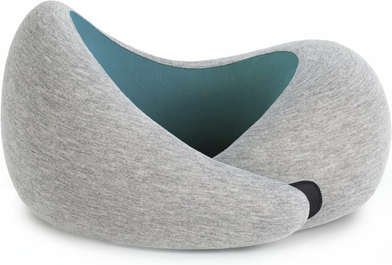 Подушка для сна в самолете, поезде с эффектом памяти Ostrich Pillow Go, цвет серый/черный