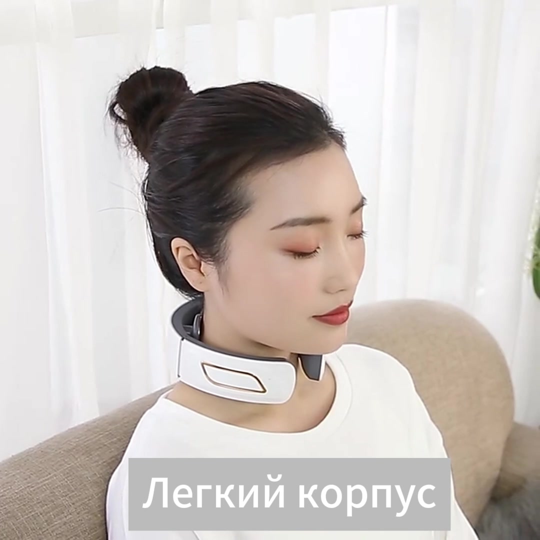 Массажер для шеи и плеч FAFY с подогревом, 6 массажных головок, 6 режимов — фото 1