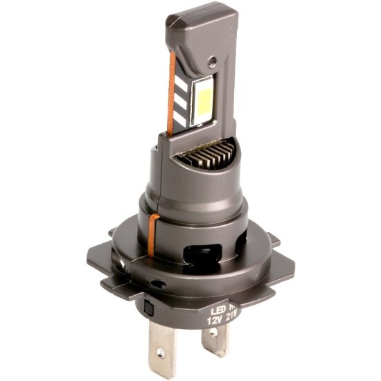 Светодиодные лампы Mtf Light серия IMPRESS, H7, 12V, 21W, 2100LM, 6000K,(размер штатн. лампы), к-кт. — фото 1