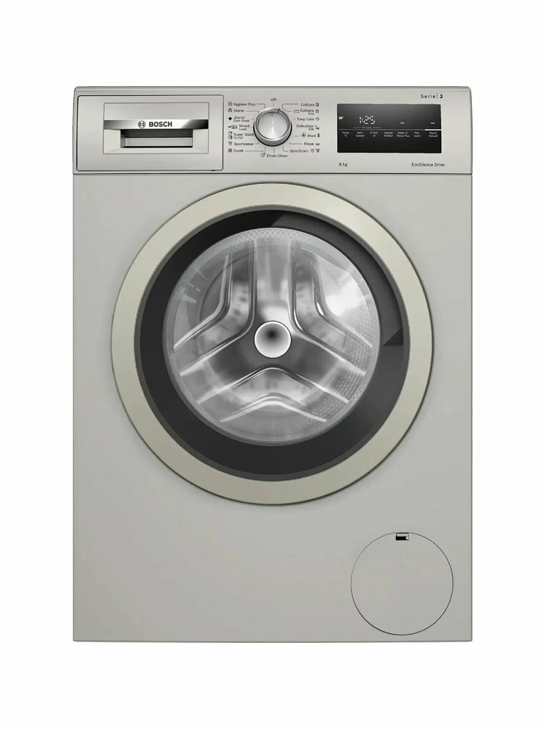 Стиральная машина Bosch Serie 4 WAN2420XME , загрузка 8 кг, инверторный двигатель, серая