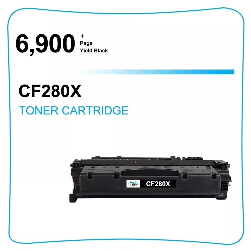 Картридж Premium HP CF280X (80X) увеличенный ресурс 6 900 стр для HP M401a, M401d, M401dn, M401dne, M401dw, M425dn, M425 — фото 1
