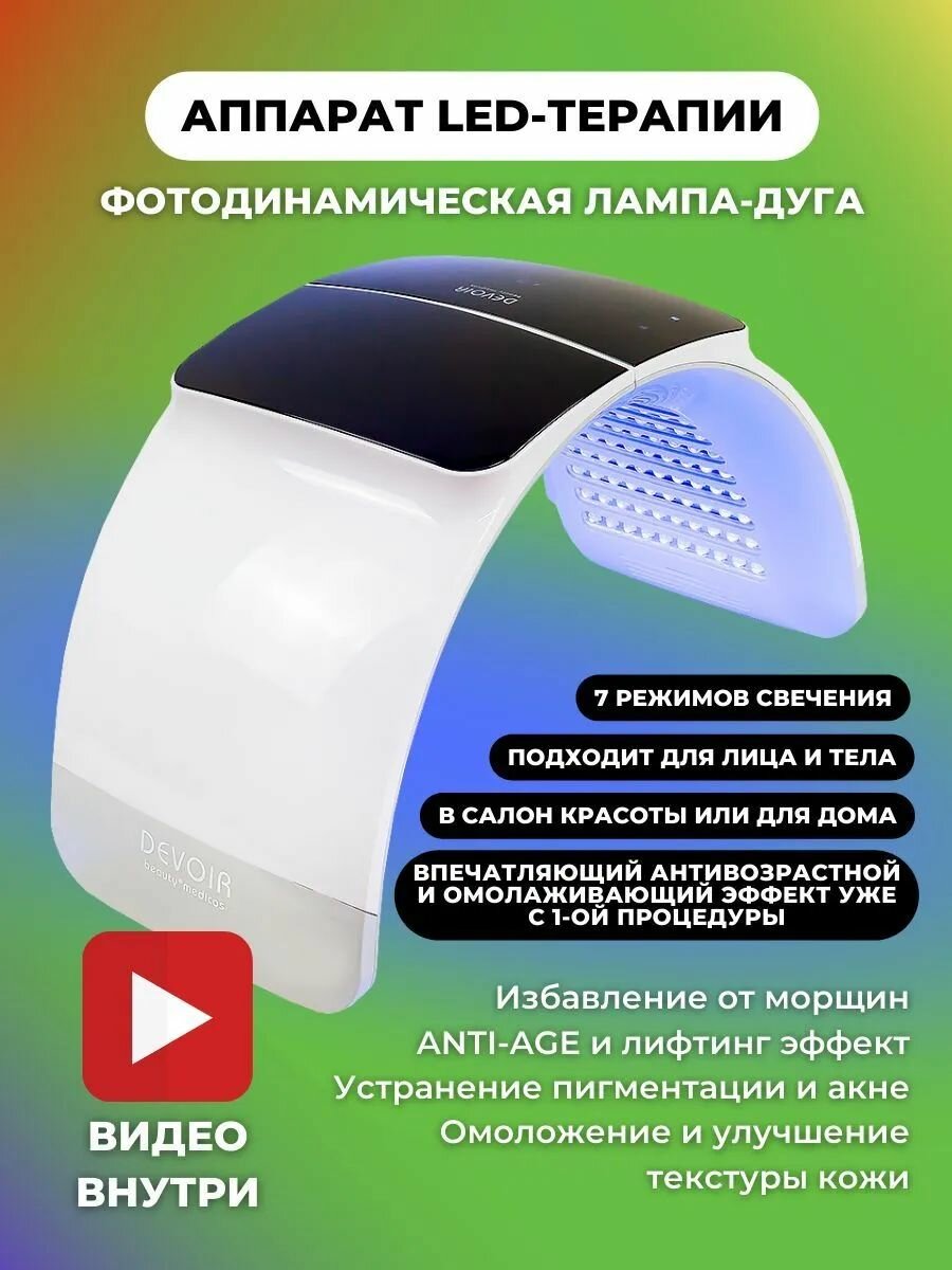 Эстетик Косметологический аппарат Аппарат светодиодной фотодинамической LED терапии