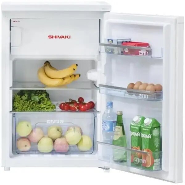 Холодильник Shivaki HS137RN Grey, сверху, Лоток для льда, 3 г, Отсутствует, 31