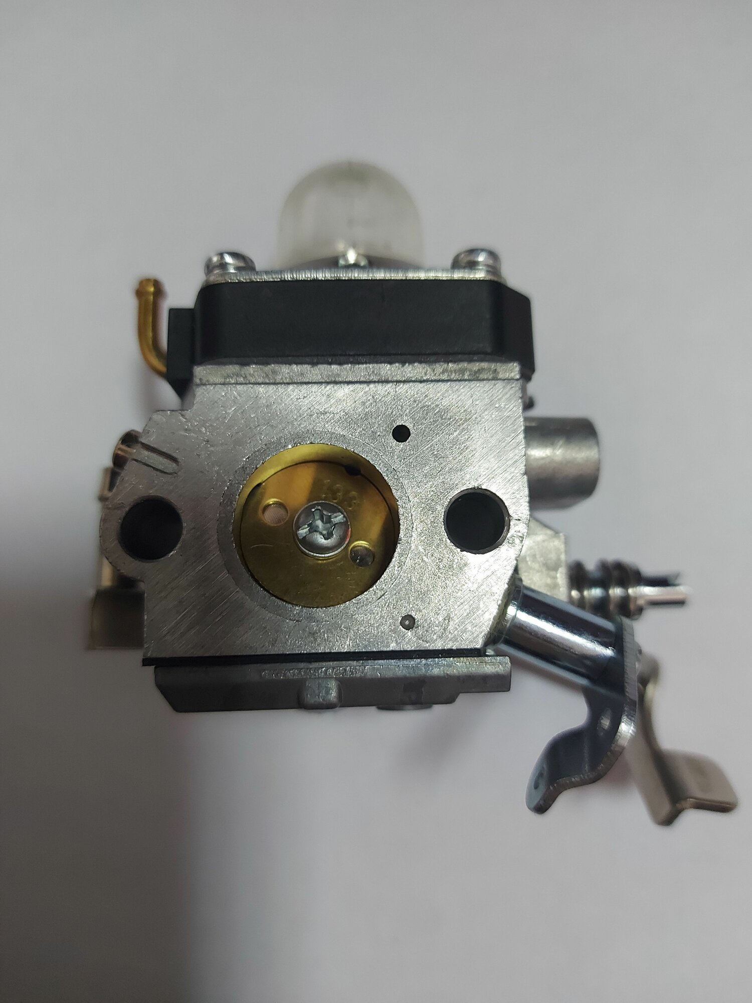 Карбюратор GX100 c подкачкой и обраткой.