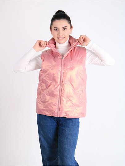 Жилет спортивный , размер One Size, розовый, — фото 1