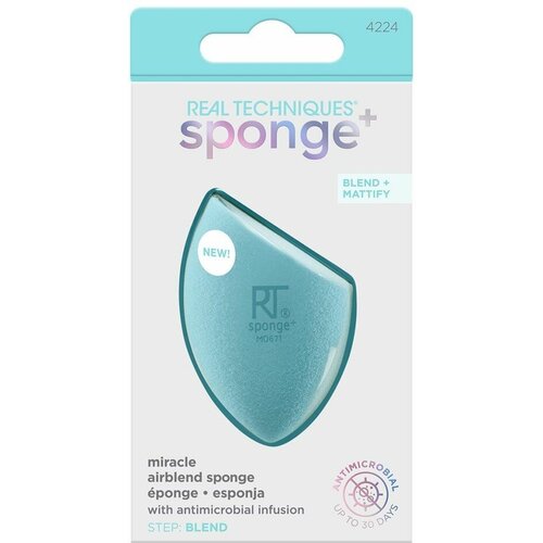 Real Techniques Sponge+ Miracle Airblend Sponge real techniques sponge kit pro matte poreless 3 pcs