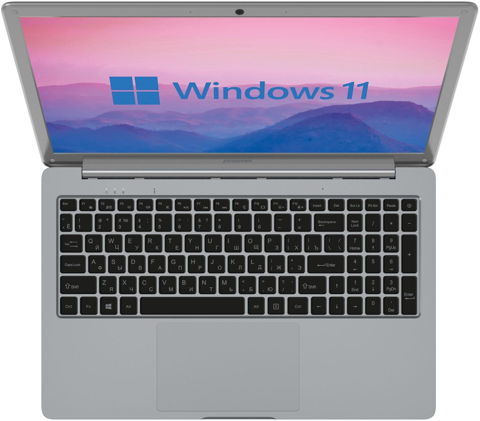 Ноутбук Digma EVE 15 P418, 15.6", IPS, Intel Celeron N4020C 4ГБ, Intel UHD Graphics 600, серый космос (ncn154bxw01) - фото №6
