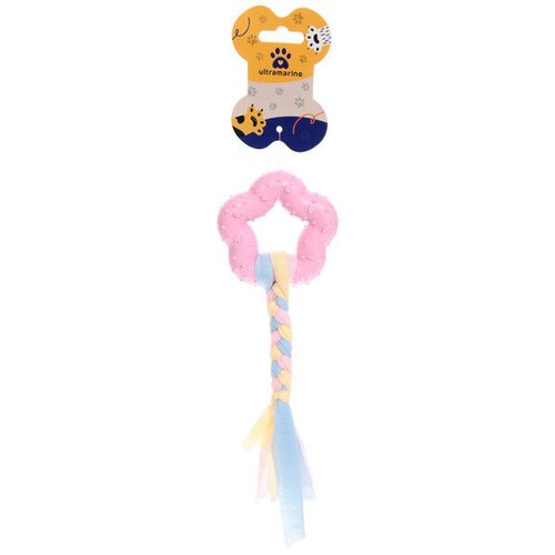 Игрушка для собаки «Baby-Морская звезда» 18,5*7,3см цвет розовый Ultramarine