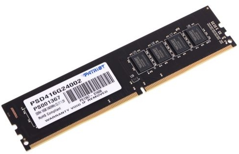 Память оперативная DDR4 16Gb Patriot SL 2400MHz CL17 (PSD416G24002)