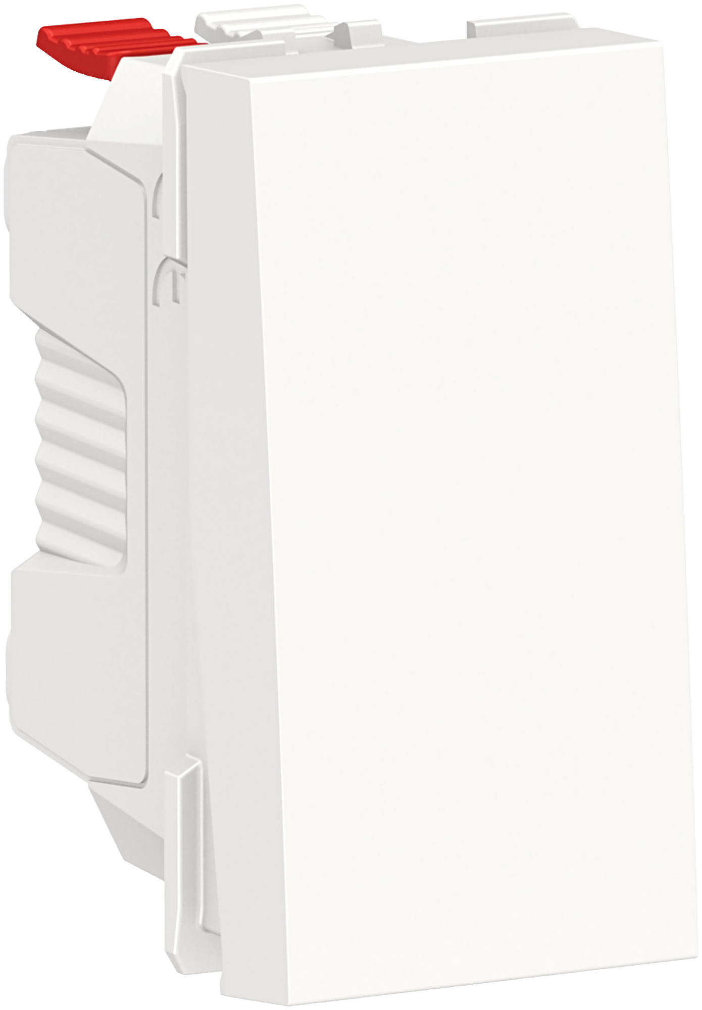 Unica New NU310318 Переключатель одноклавишный (10 А, 1 модуль, под рамку, скрытая установка, белый) Schneider Electric - фото №1