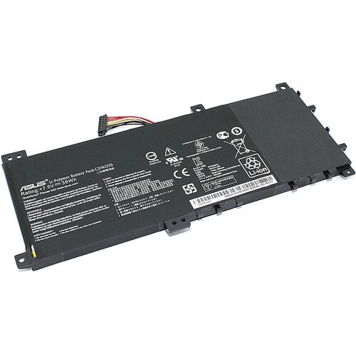 Аккумуляторная батарея для ноутбука Asus VivoBook S451 (C21N1335) 7.5V 38Wh аккумуляторная батарея для ноутбука asus vivobook s200 c21 x202 7 4v 38wh черная