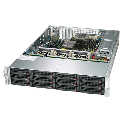 Сервер Supermicro SuperServer SSG-620P-ACR12H 2 x /без ОЗУ/без накопителей/1200 Вт/LAN 1 Гбит/c