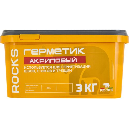 Герметик акриловый Rocks 3 кг