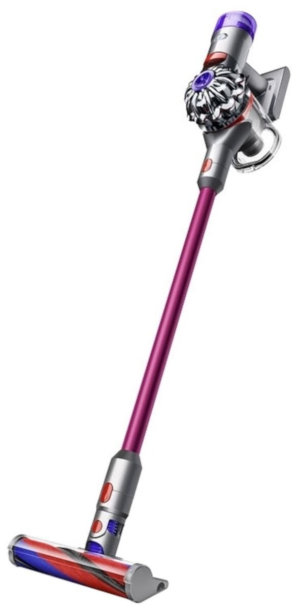 Пылесос Dyson V8 Slim Fluffy Extra, фуксия