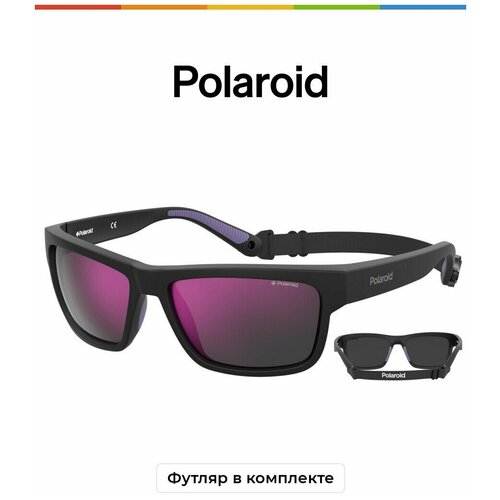 Солнцезащитные очки Polaroid Polaroid PLD 7031/S 5F3 AI PLD 7031/S 5F3 AI, черный